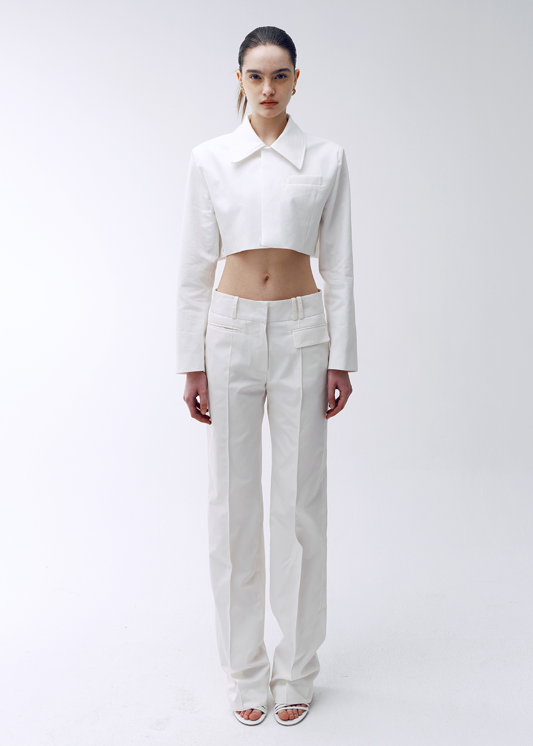 SS24 WIDE PANTS - OFF WHITE